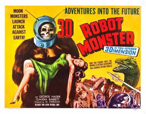 robot monster  02 film star poster A4 Photo Print
