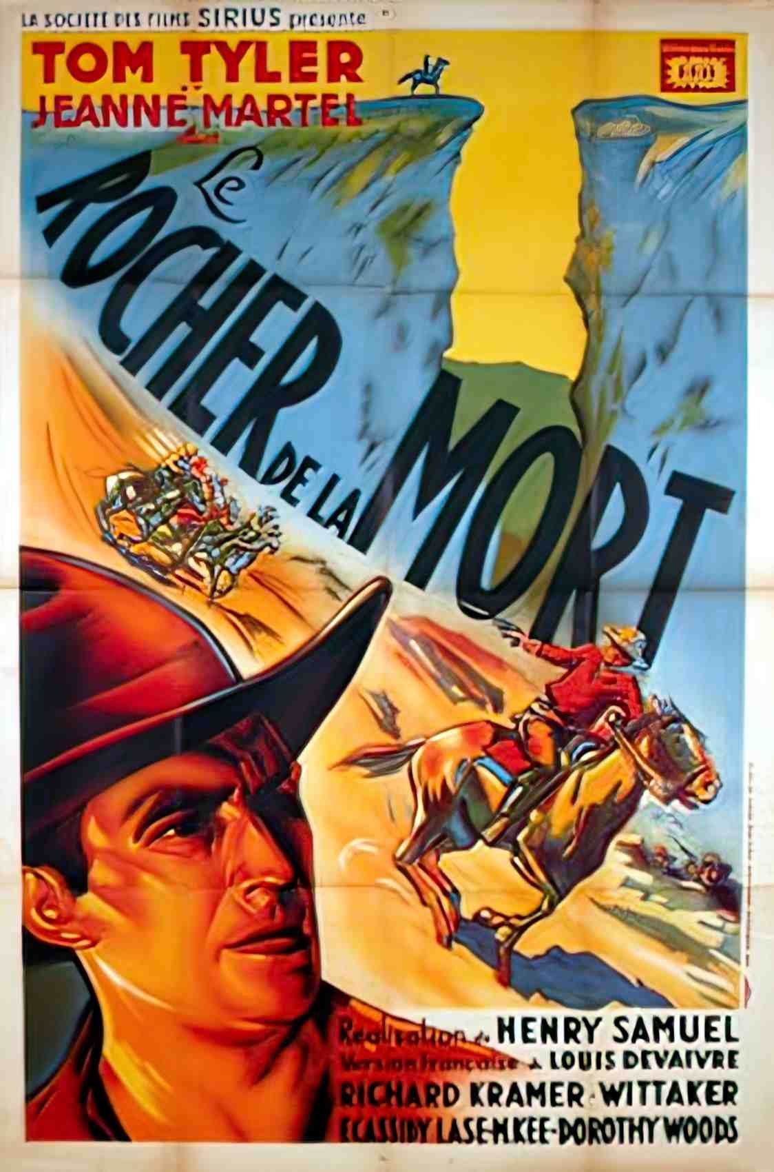 rocher de la mort le mf Advert A4 Photo Print