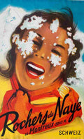 rochers de naye 1952 4 Advert A4 Photo Print