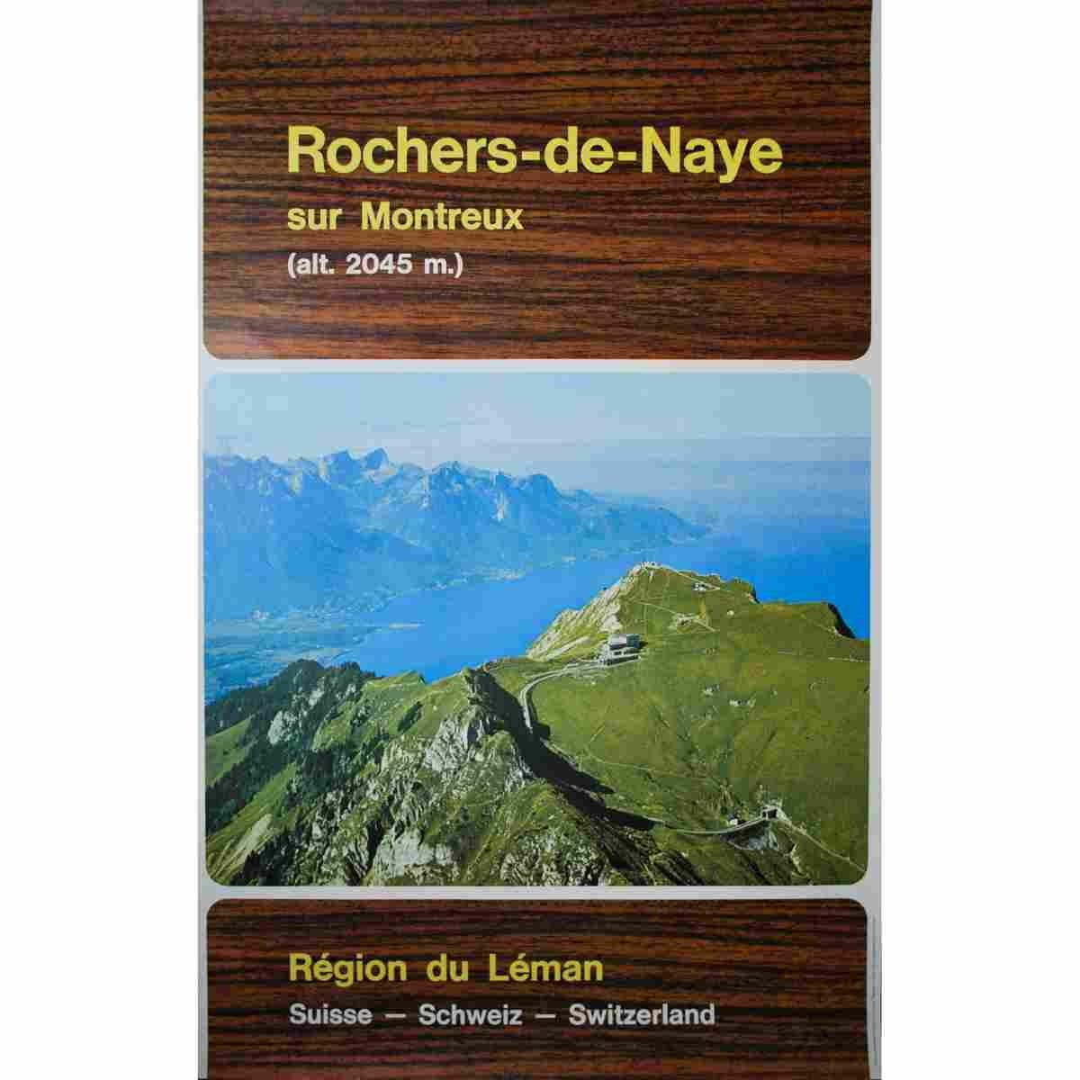 rochers de naye a dutoit 1960 2 Advert A4 Photo Print