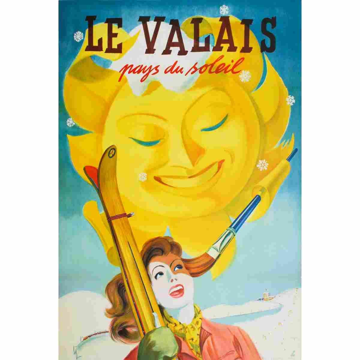 rochers de naye herbert libiszewski 1948 13 Advert A4 Photo Print