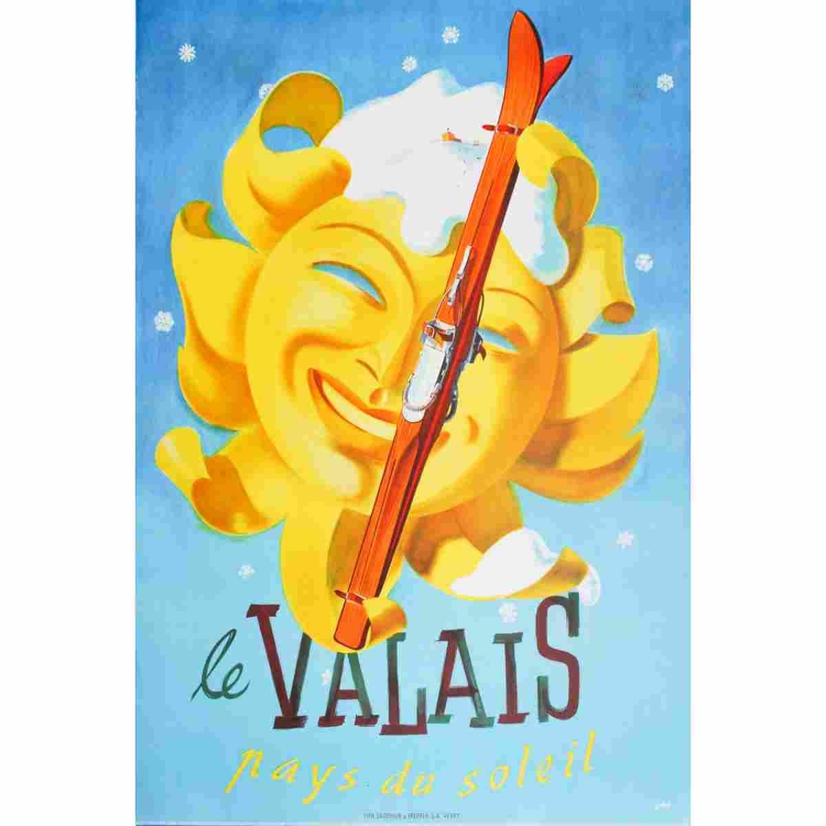rochers de naye herbert libiszewski 1948 9 Advert A4 Photo Print