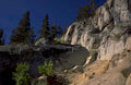 rock cliff trees 1980s 1990s A4 Photo Print
