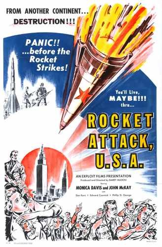 rocket attack usa  01 film star poster A4 Photo Print