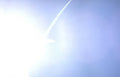 rocket launch sky Vintage A4 Photo Print