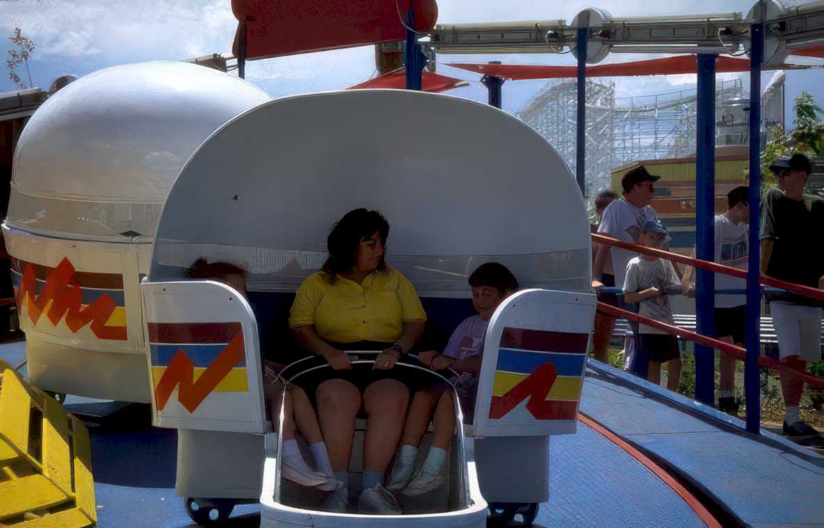 rocket mouse ride Vintage A4 Photo Print
