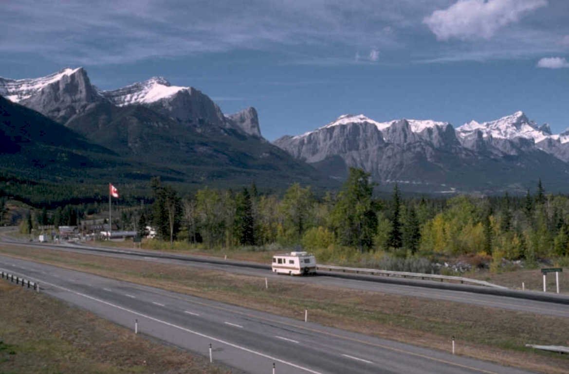 rockies rv mountains 1980s 1990s A4 Photo Print