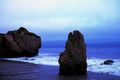 rocks beach ocean1980s 1990s A4 Photo Print
