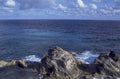 rocks ocean sky 1980s 1990s A4 Photo Print