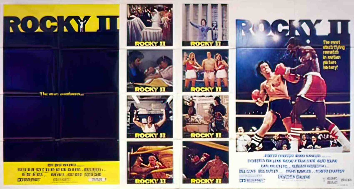 rocky II 1 stop english Advert A4 Photo Print