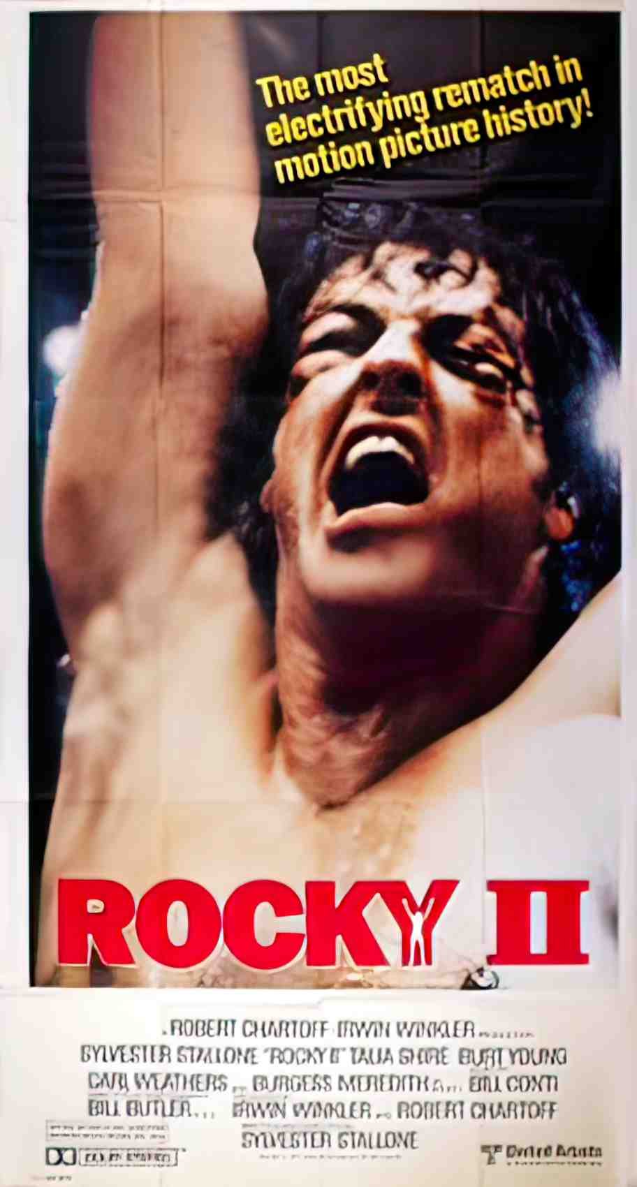 rocky II us 3sh Advert A4 Photo Print