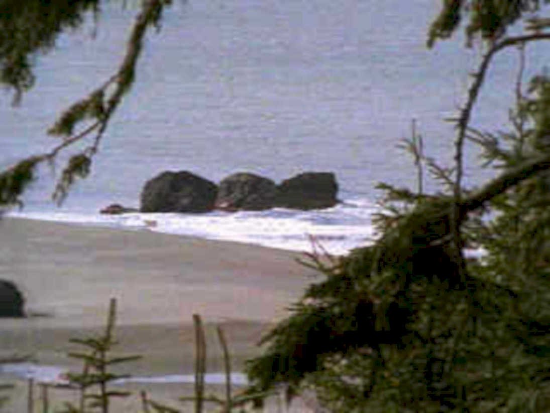 rocky beach oregon1980s 1990s A4 Photo Print