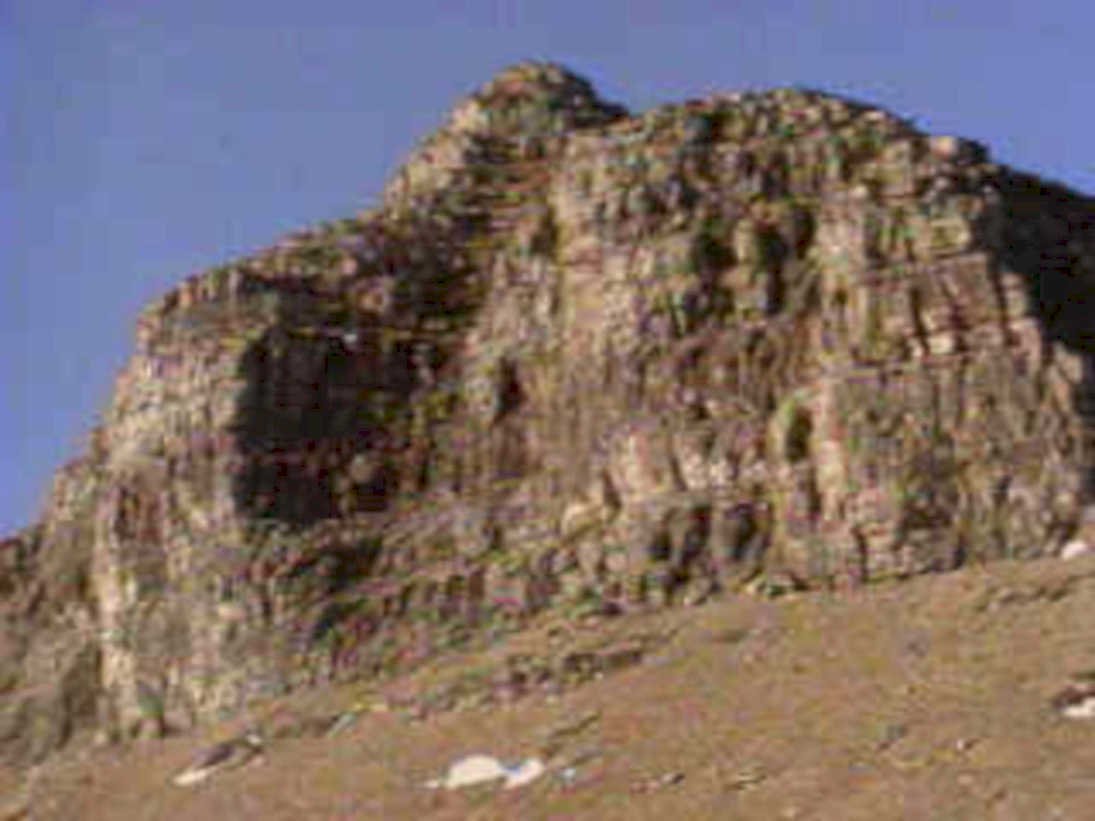 rocky mountain cliff1980s 1990s A4 Photo Print