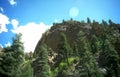 rocky mountain peak 1 Vintage A4 Photo Print