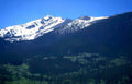 rocky mountain peak 2 Vintage A4 Photo Print