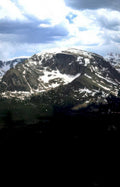 rocky mountain peak 4 Vintage A4 Photo Print