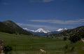 rocky mountain peaks 3 Vintage A4 Photo Print