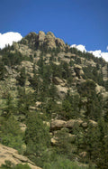 rocky mountain peaks 4 Vintage A4 Photo Print
