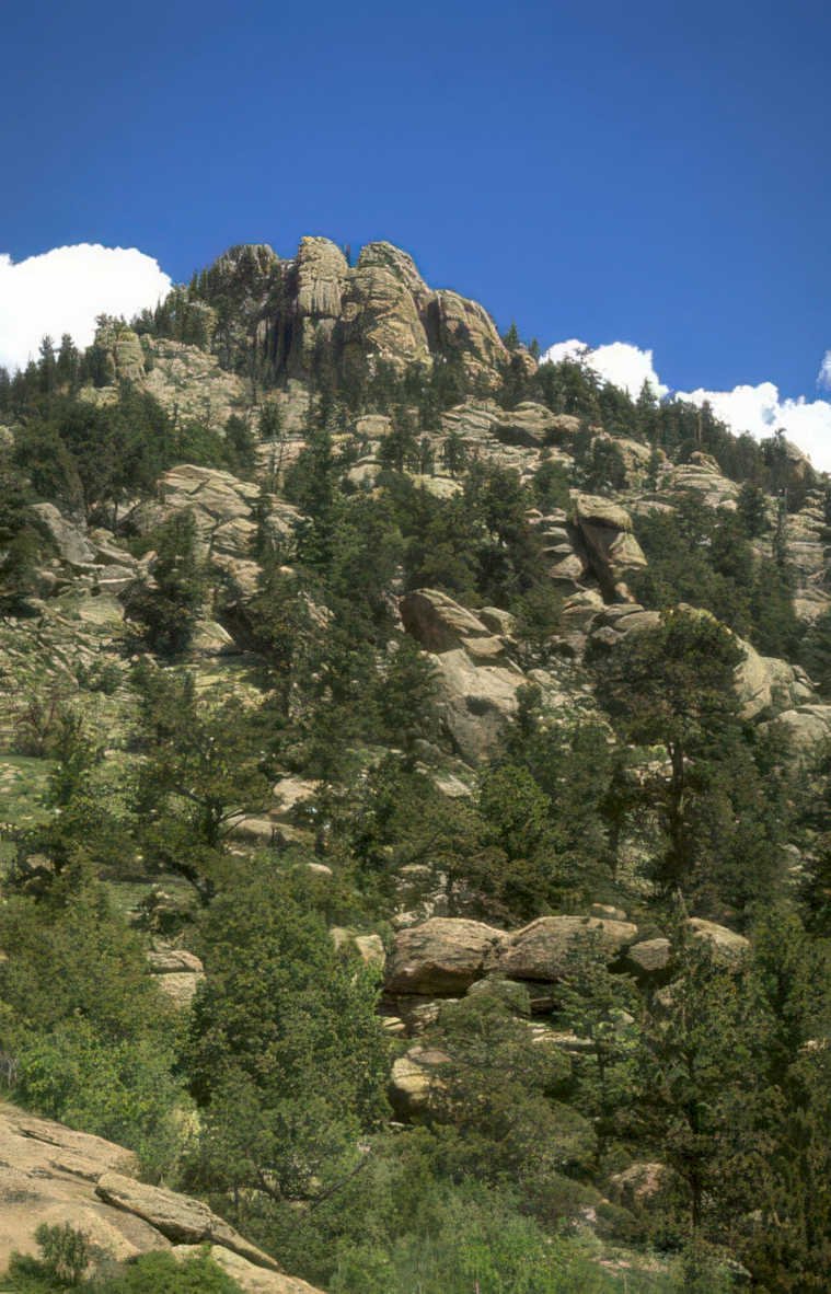 rocky mountain peaks 4 Vintage A4 Photo Print