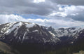 rocky mountain peaks 6 Vintage A4 Photo Print