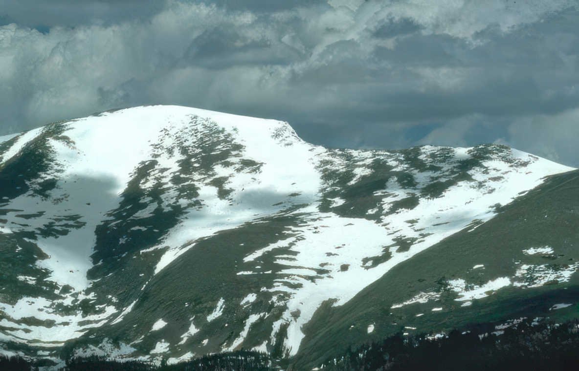 rocky mountain peaks 9 Vintage A4 Photo Print