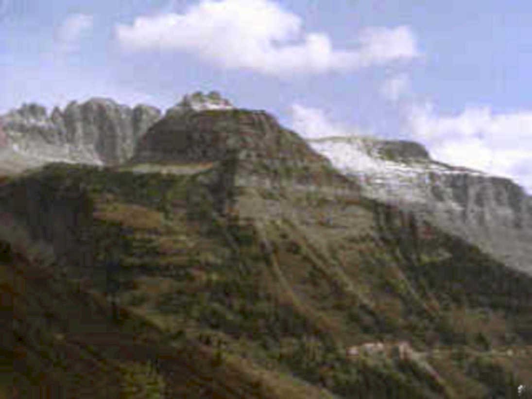 rocky mountain scape 11980s 1990s A4 Photo Print