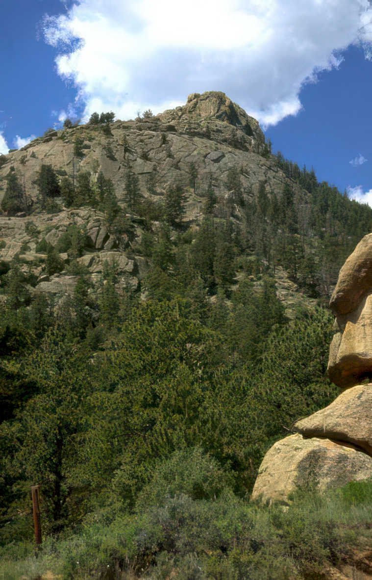 rocky mountain scape 3 Vintage A4 Photo Print