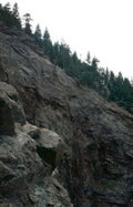 rocky mountain slope Vintage A4 Photo Print