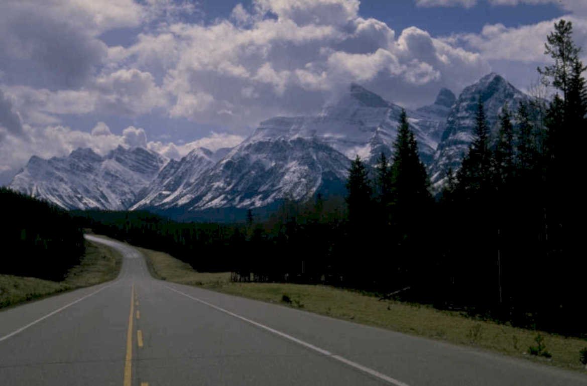 rocky mountains banff 1980s 1990s A4 Photo Print
