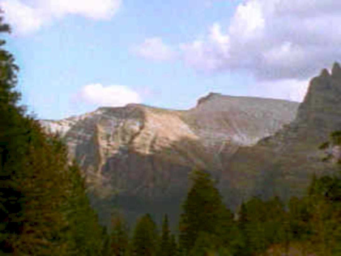 rocky mountains peaks1980s 1990s A4 Photo Print