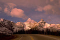 rocky mountains sunset 1980s 1990s A4 Photo Print