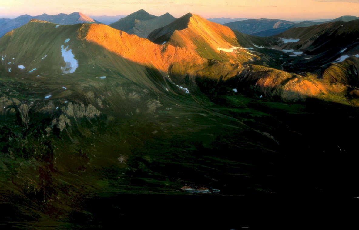 rocky mountains telluride Vintage A4 Photo Print