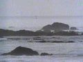 rocky seascape coast1980s 1990s A4 Photo Print
