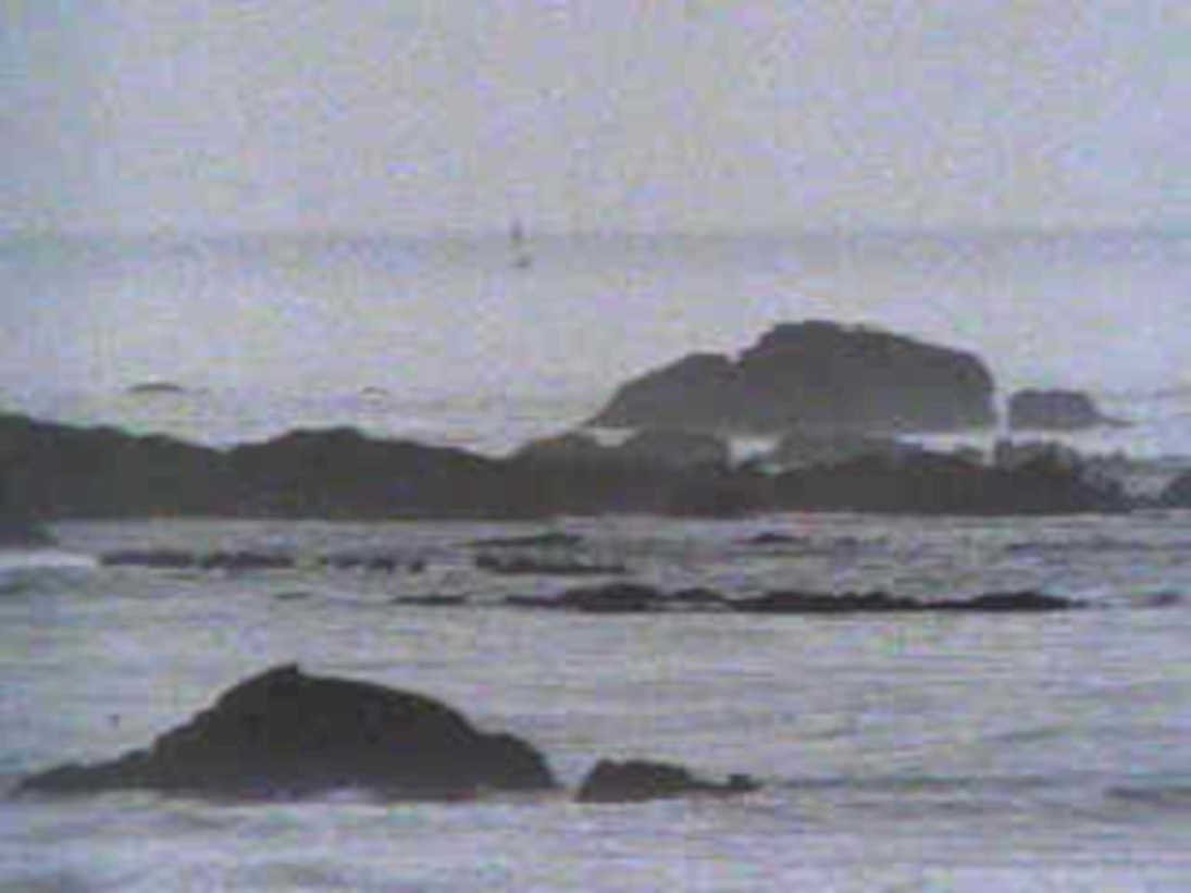 rocky seascape coast1980s 1990s A4 Photo Print