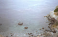 rocky shoreline greece Vintage A4 Photo Print