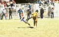 rodeo bucking bronco Vintage A4 Photo Print