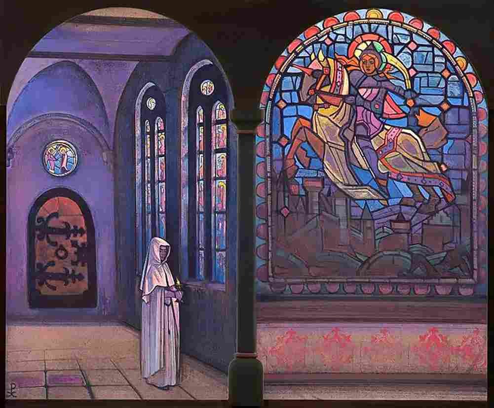 roerich glory to the hero Art A4 Photo Print