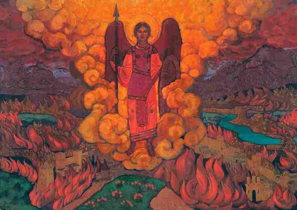 roerich last angel Art A4 Photo Print