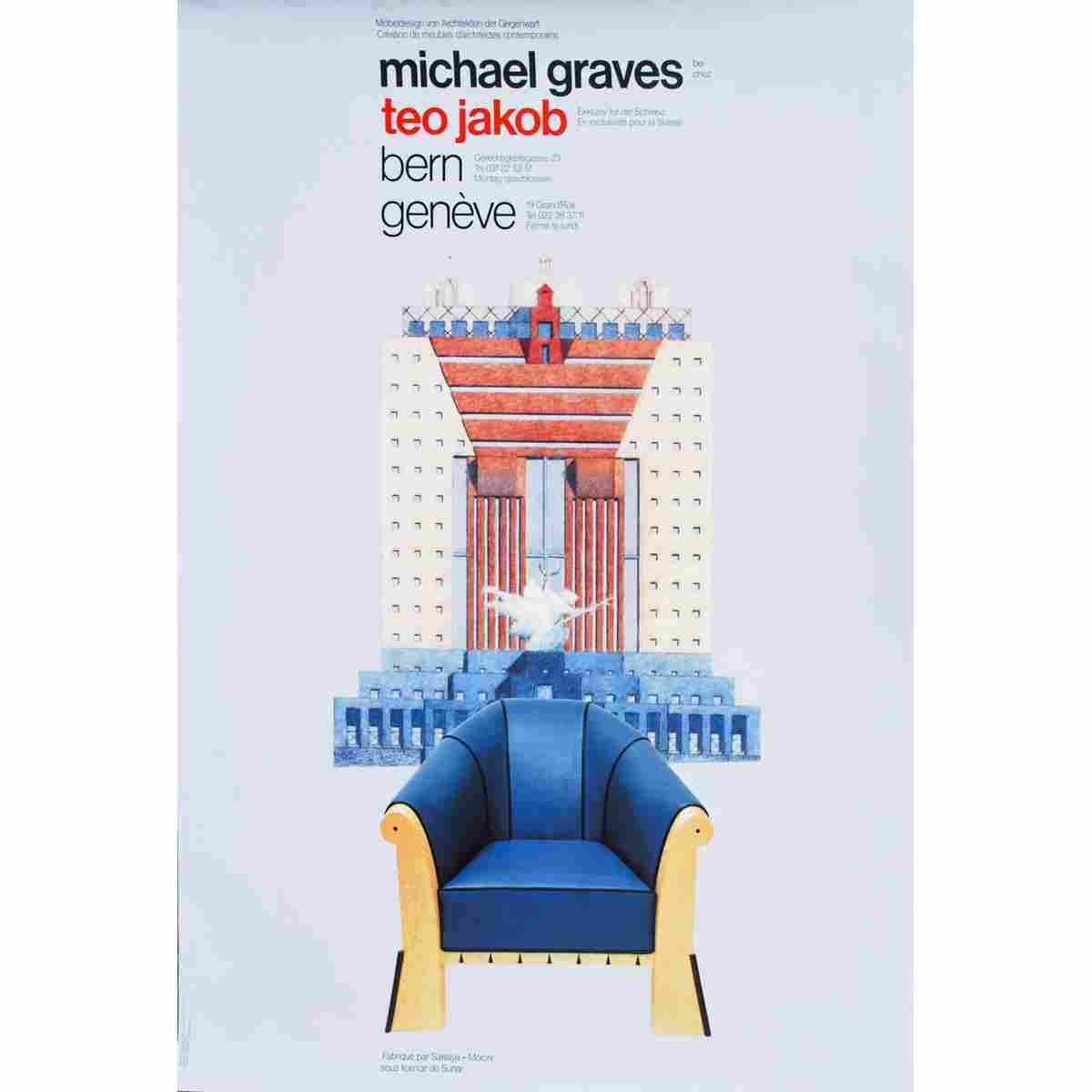 roger pfund michael graves chez teo jakob 1988 2 Advert A4 Photo Print