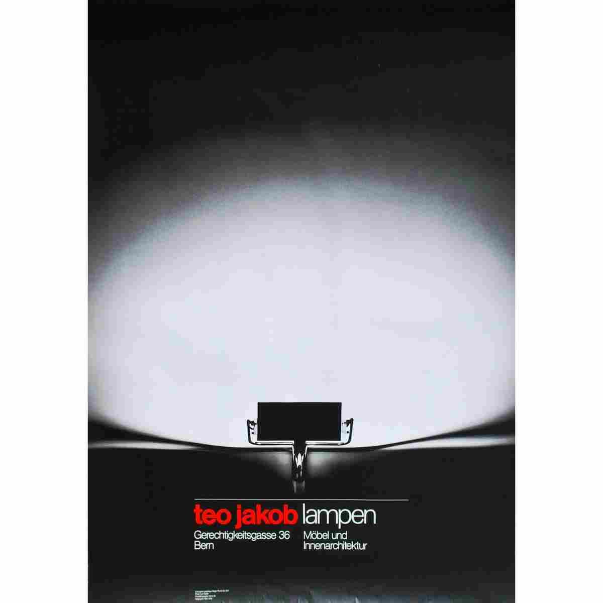 roger pfund teo jakob lampen 2 Advert A4 Photo Print