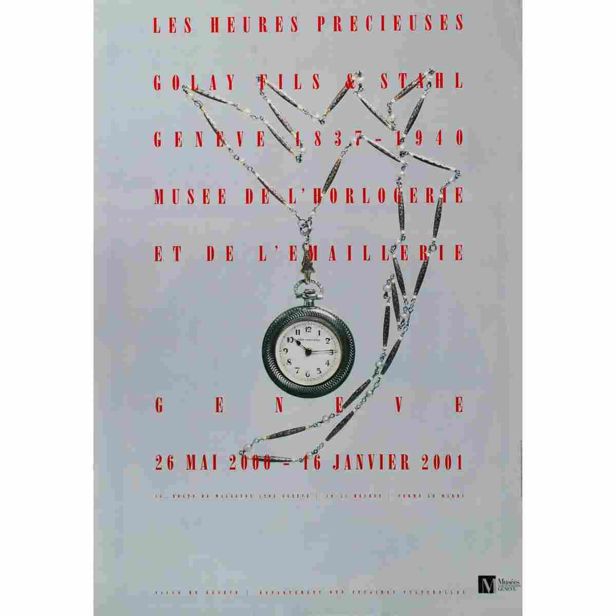 roland aeschlimann golay fils stahl les heures precieuses 2001 2 Advert A4 Photo Print