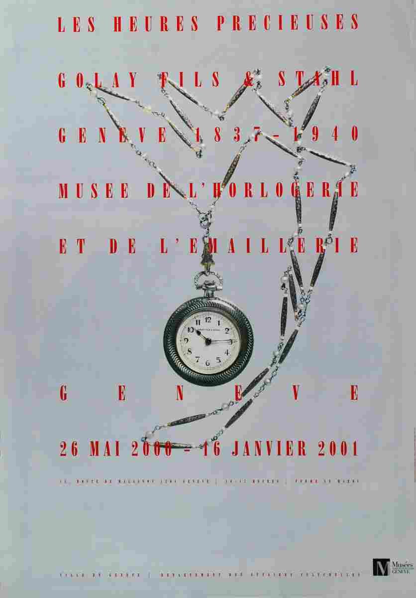 roland aeschlimann golay fils stahl les heures precieuses 2001 4 Advert A4 Photo Print