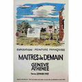 roland oudot maitres de demain geneve 1947 2 Advert A4 Photo Print