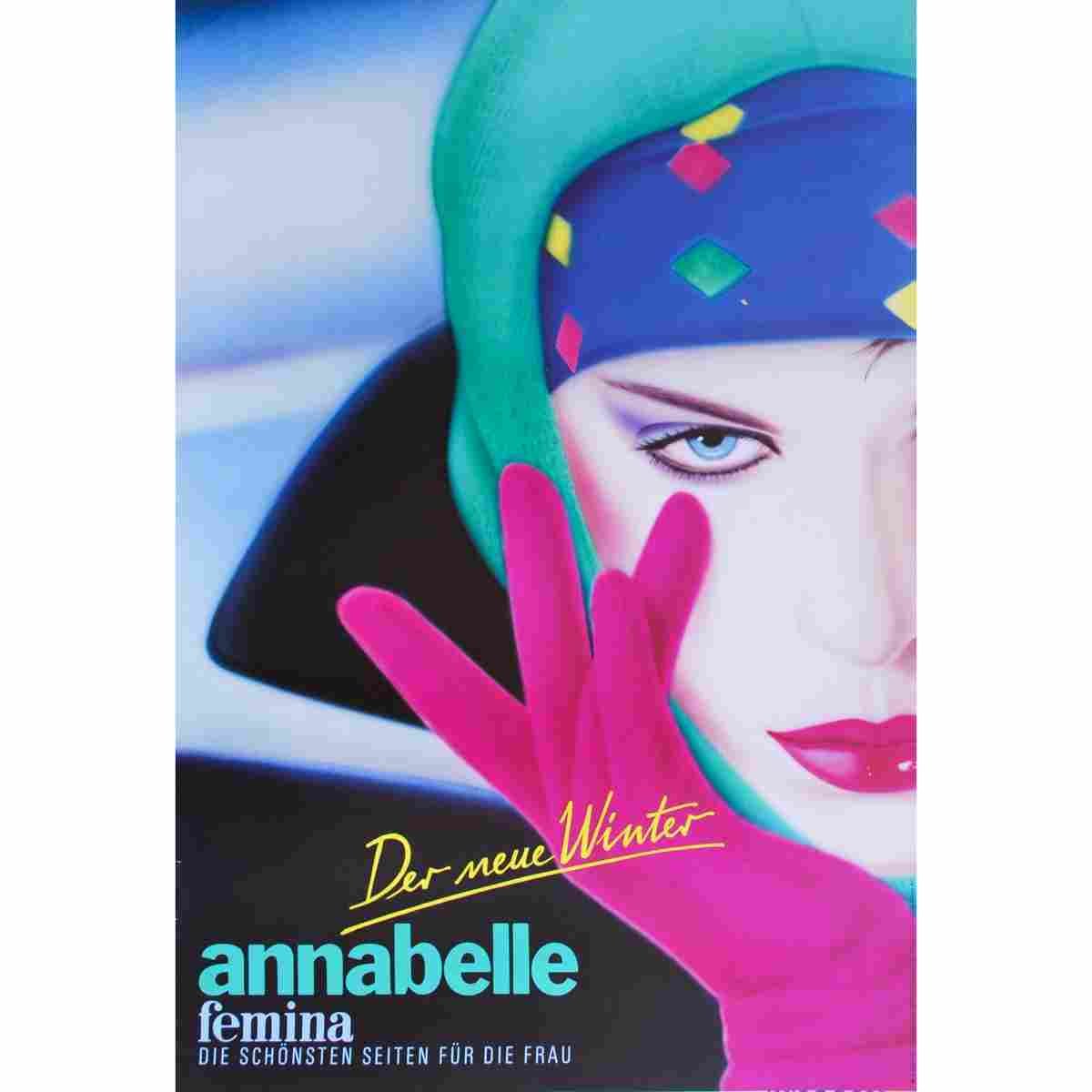 rolf wenger annabelle 1986 7 Advert A4 Photo Print