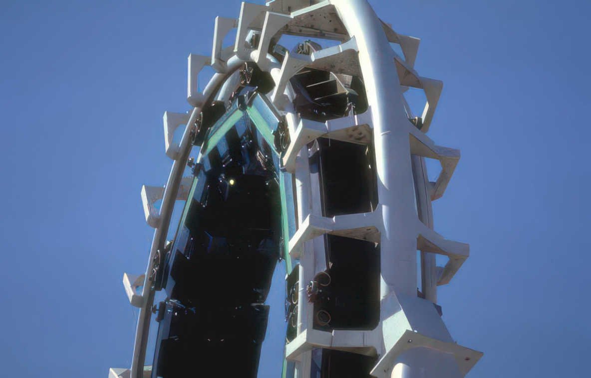roller coaster cedar 1 Vintage A4 Photo Print