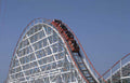 roller coaster kingda Vintage A4 Photo Print