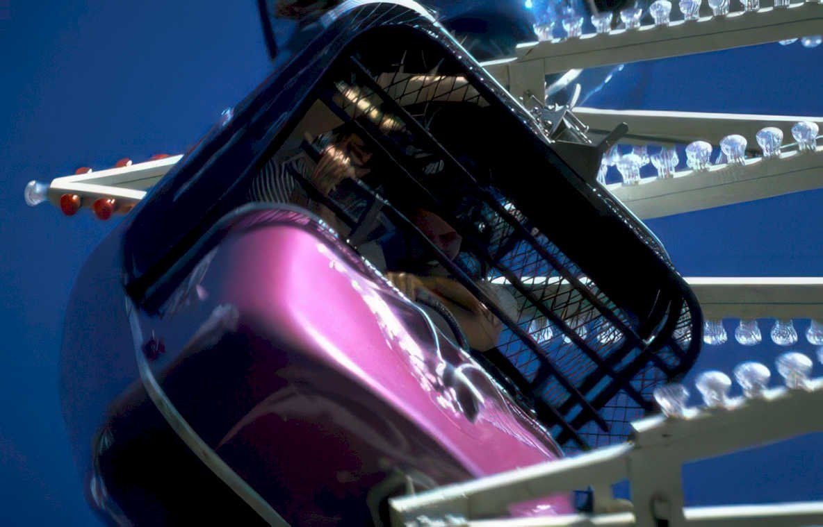 roller coaster ride 7 Vintage A4 Photo Print
