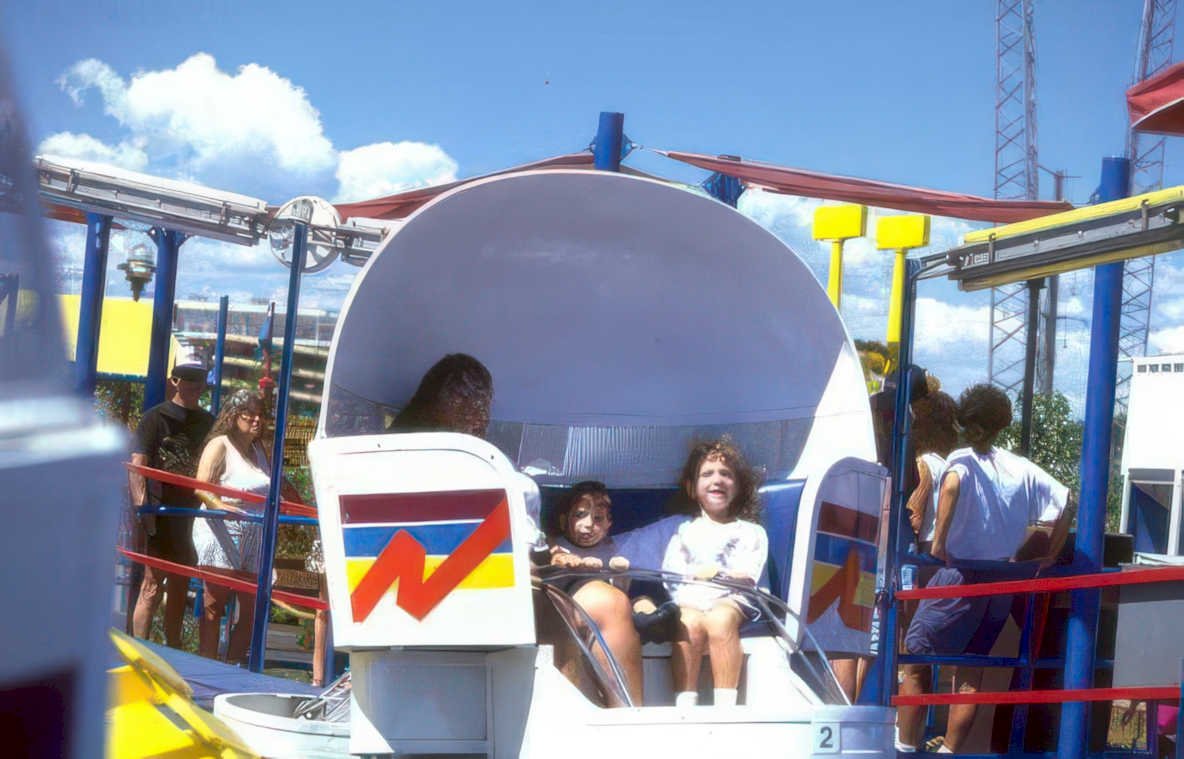 roller coaster z Vintage A4 Photo Print