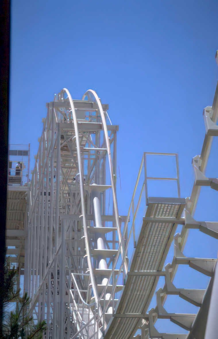 rollercoaster cedar point 1 Vintage A4 Photo Print