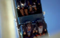 rollercoaster ride family 1 Vintage A4 Photo Print